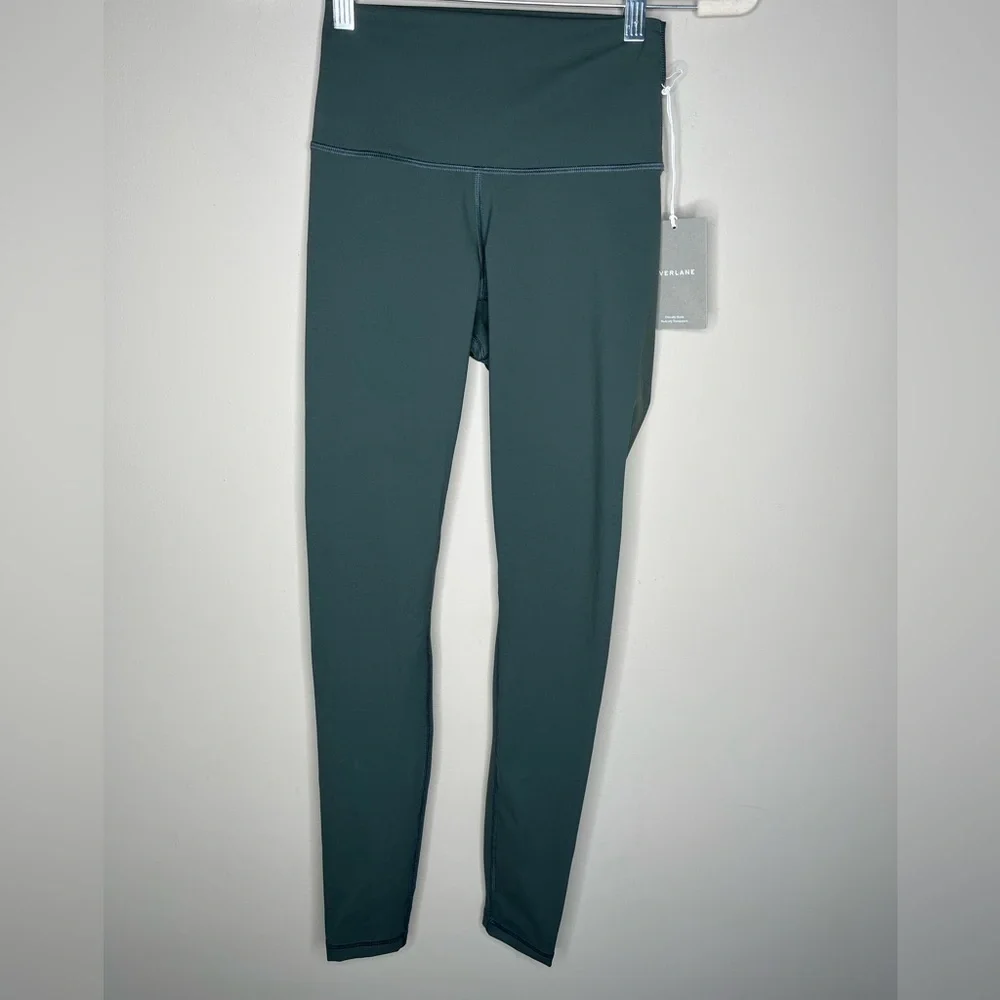 NWT Everlane Perform Regular Leggings, XS, S Dark Green - Picture 3 of 7